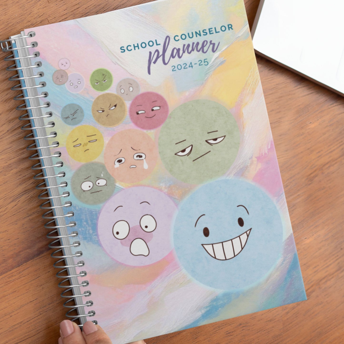 Printed Emoji School Counselor Planner 2024-2025