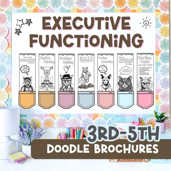 Executive Functioning Brochures 3rd - 5th grades