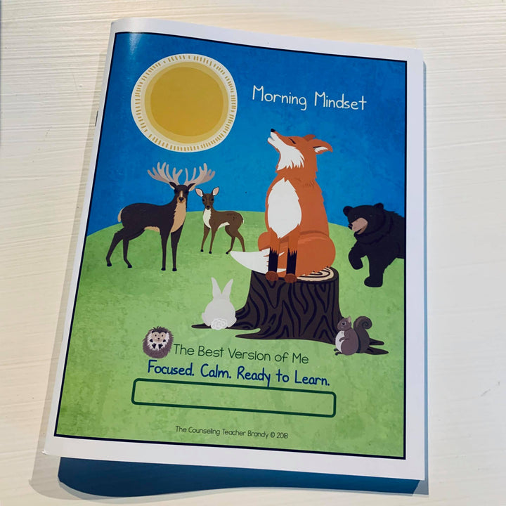 Printed SEL &amp; Growth Mindset Daily Check in Workbooks for the year (upper elementary)