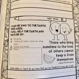 Printed & Shipped Social Emotional Daily Check in Journal with Growth Mindset (lower elementary)