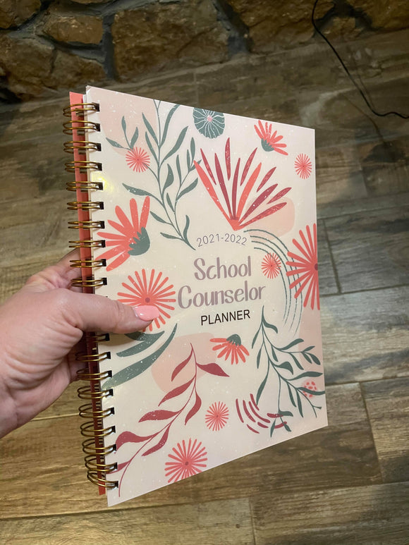 School Counselor Planner  Printed and Shipped 2021-2022 (8.5