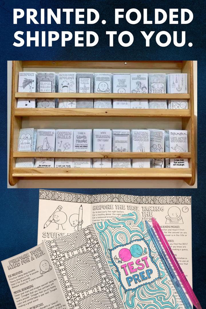 Printed Folded &amp; Shipped Social Emotional Brochures Upper Elementary 50 X 27 topics