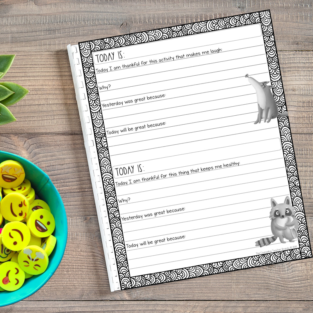 3 Minute Daily Gratitude Journal for Kids
