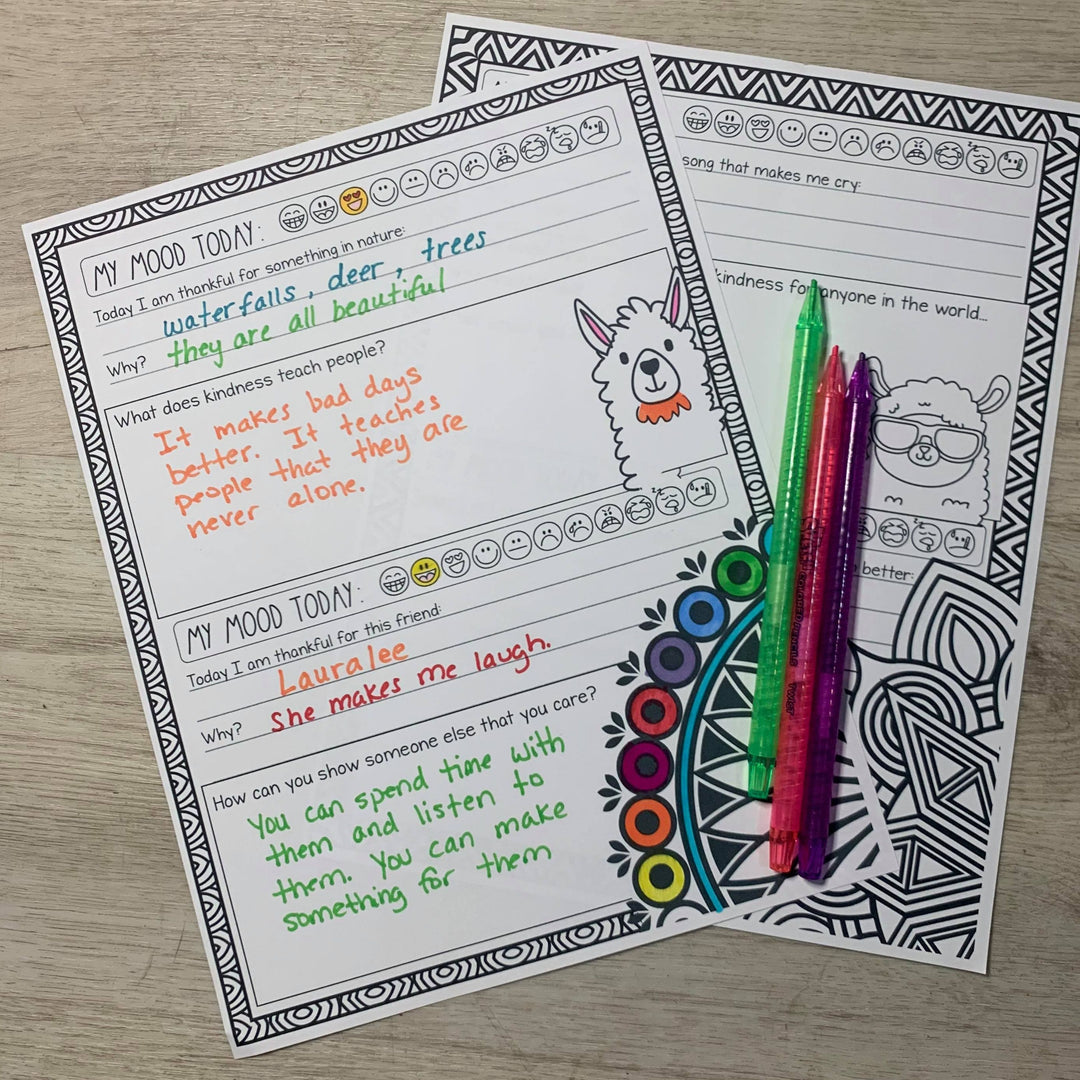 Kindness &amp; Gratitude Journal with the Calma Llama