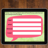 I Messages Interactive Lesson for Google Slides