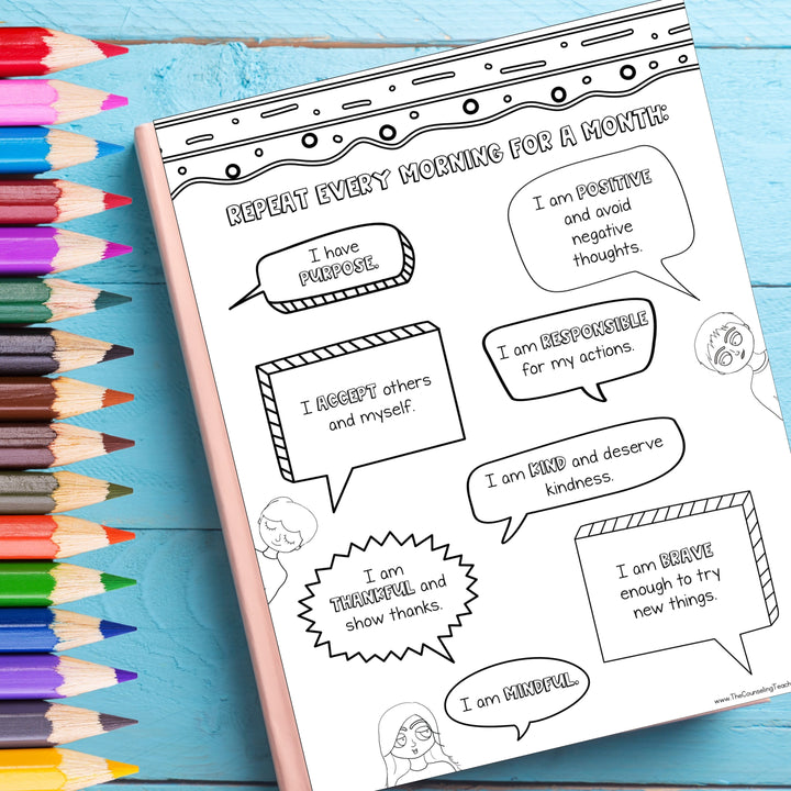 School Counseling Workbook Bundle for Student Support