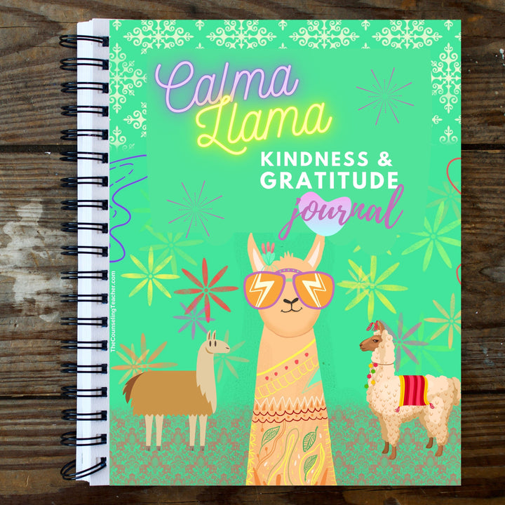 Kindness &amp; Gratitude Journal with the Calma Llama