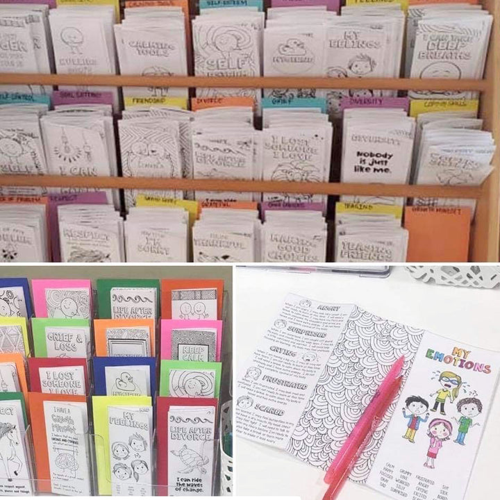 Printed Folded &amp; Shipped Social Emotional Brochures Upper Elementary 50 X 27 topics