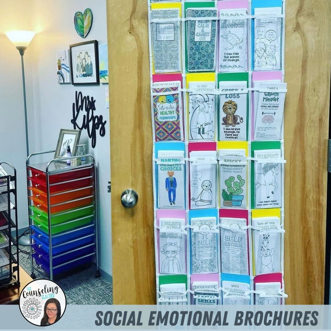 Printed Folded &amp; Shipped Social Emotional Brochures Upper Elementary 50 X 27 topics