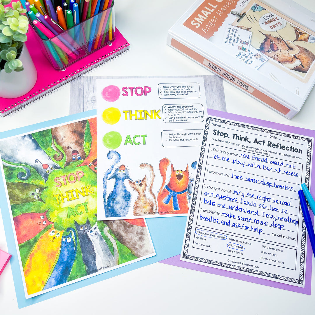 Small Group Counseling Bundle Grades 3rd-5th