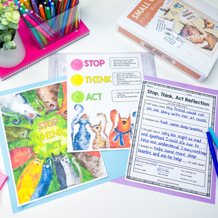 Small Group Counseling Bundle Grades 3rd-5th