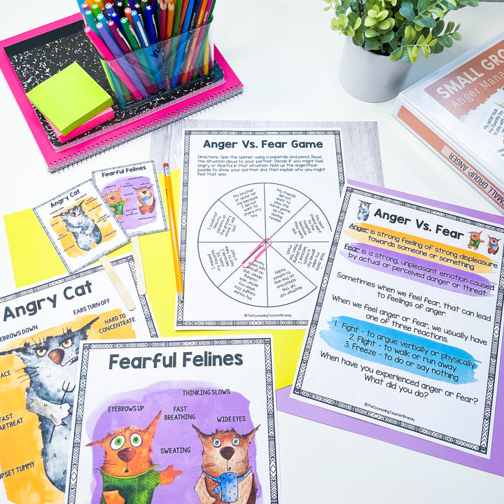 Anger Management Small Group Curriculum Grades 3rd - 7th