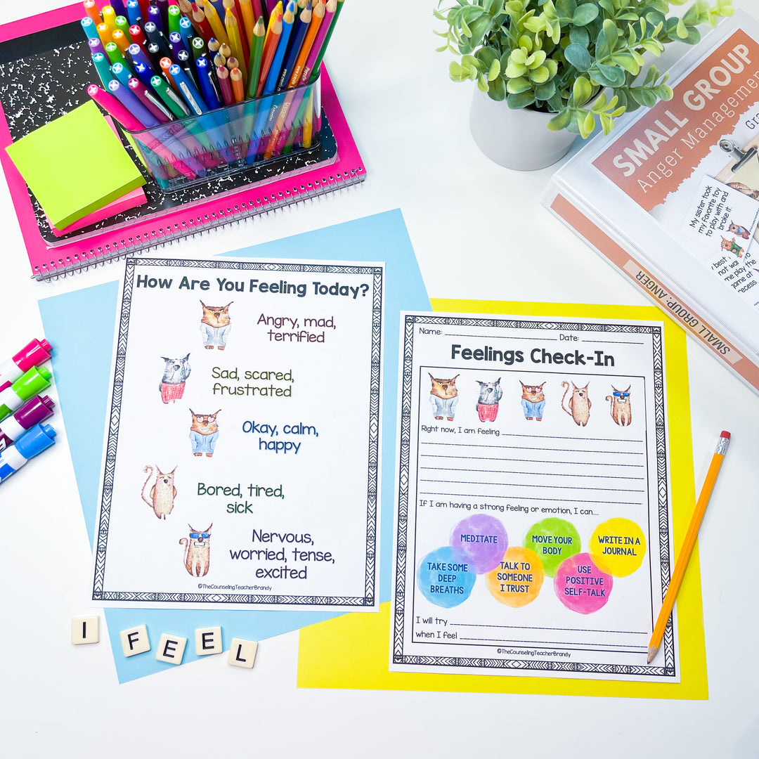 Small Group Counseling Bundle Grades 3rd-5th