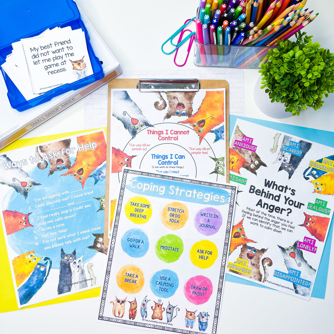 Anger Management Small Group Curriculum Grades 3rd - 7th