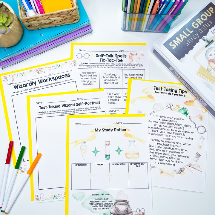 Small Group Counseling Bundle Grades 3rd-5th