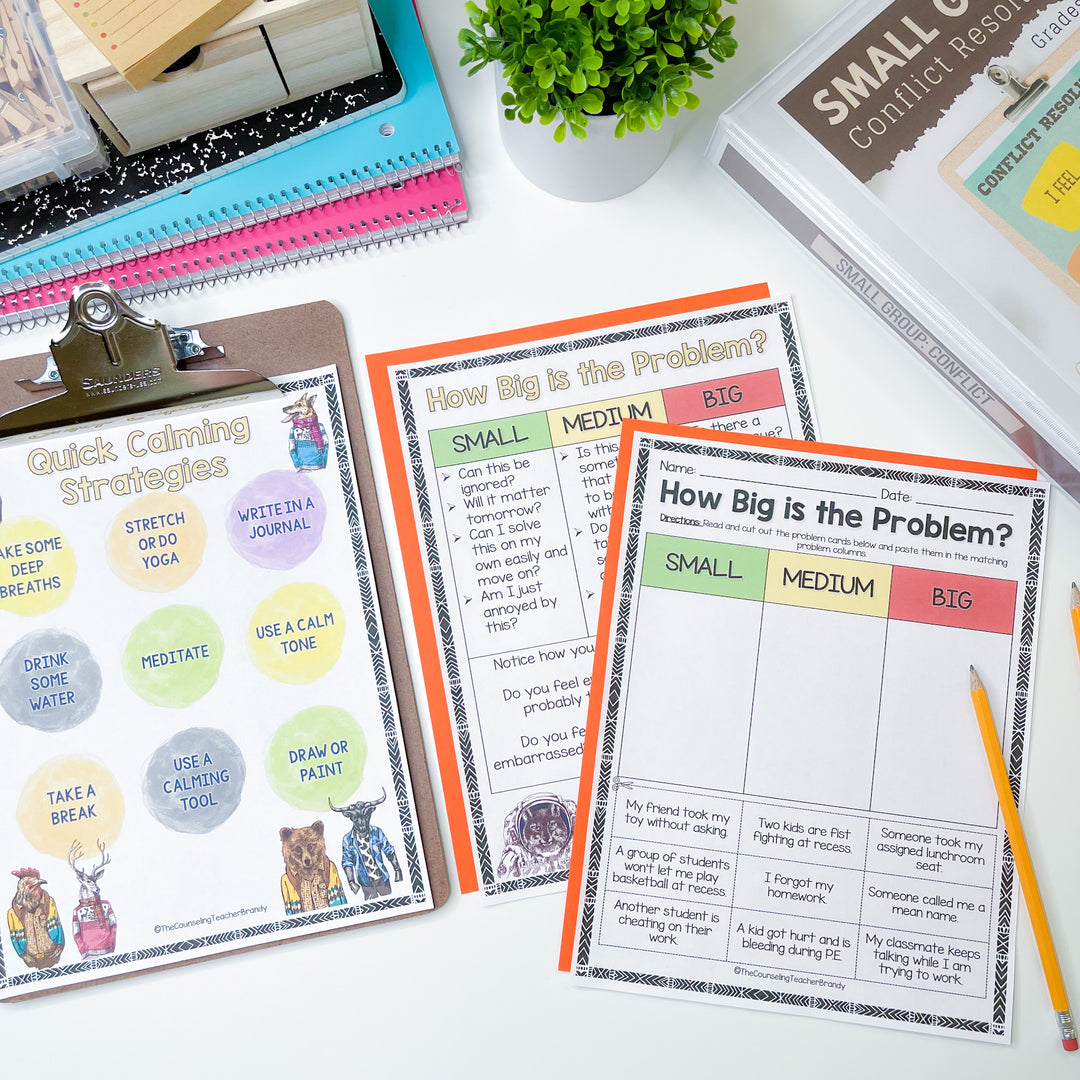 Small Group Counseling Bundle Grades 3rd-5th