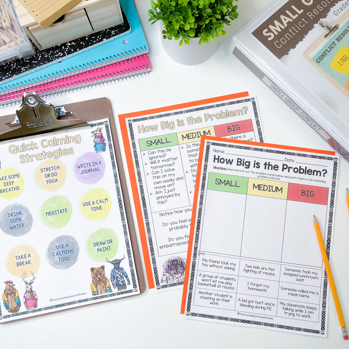 Small Group Counseling Bundle Grades 3rd-5th