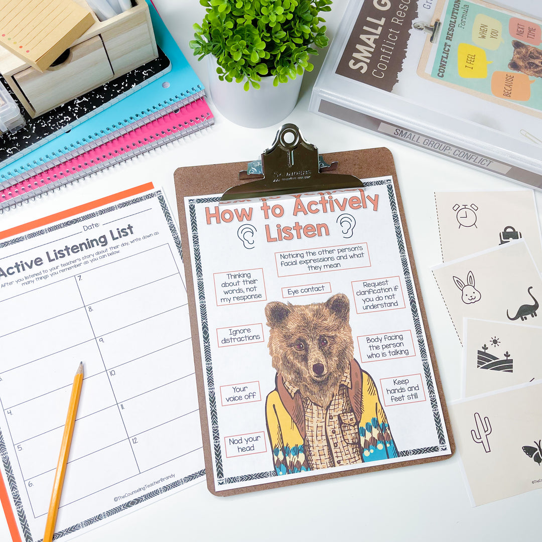 Small Group Counseling Bundle Grades 3rd-5th