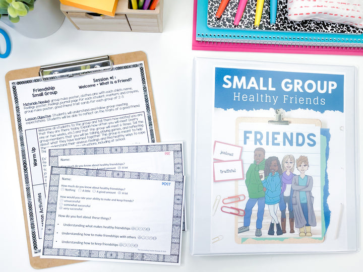 Friendship Small Group Activities for Upper Elementary