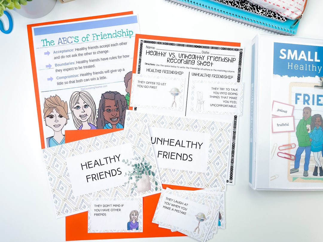 Friendship Small Group Activities for Upper Elementary