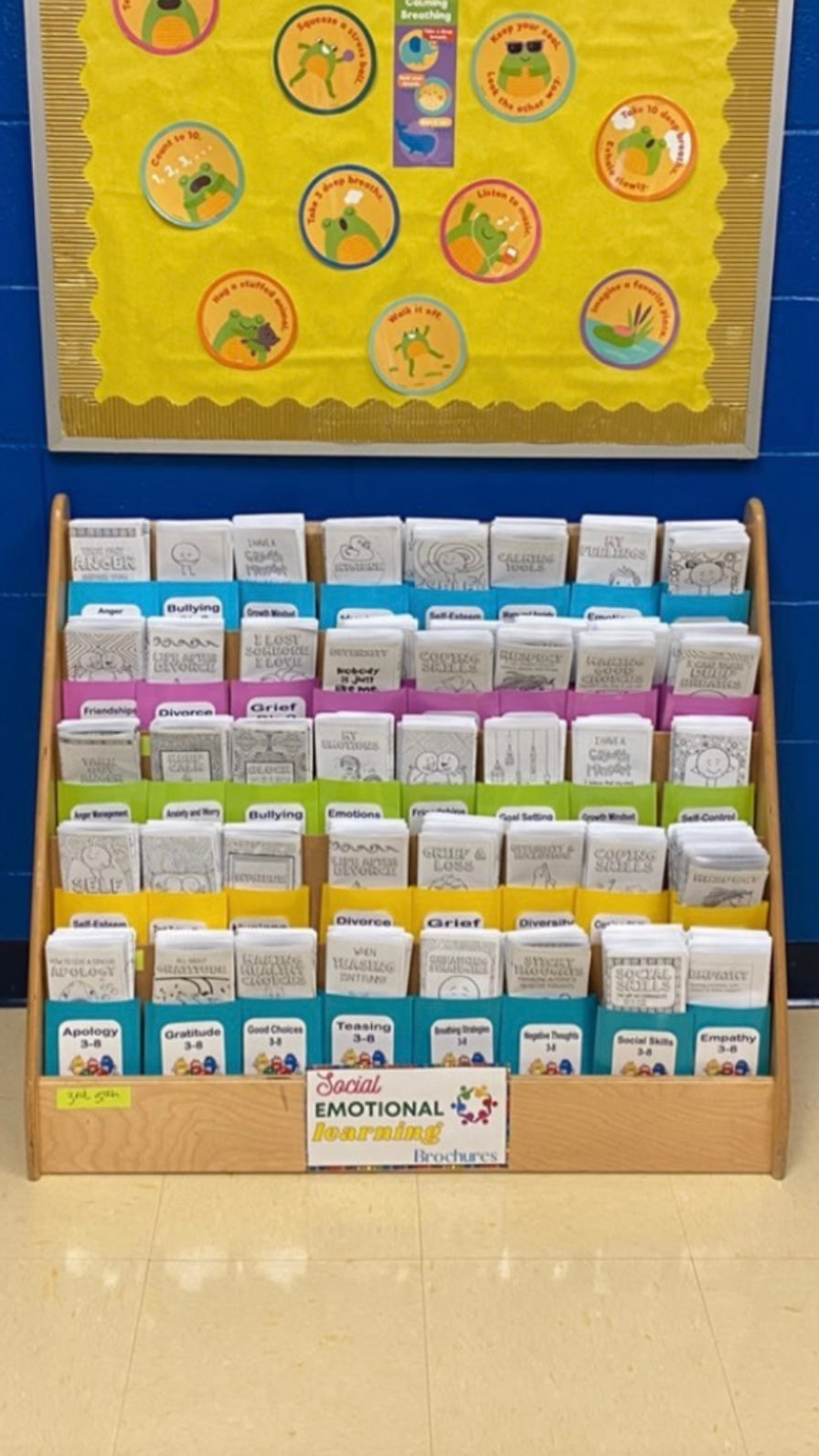 Printed Folded &amp; Shipped Social Emotional Brochures Upper Elementary 50 X 27 topics