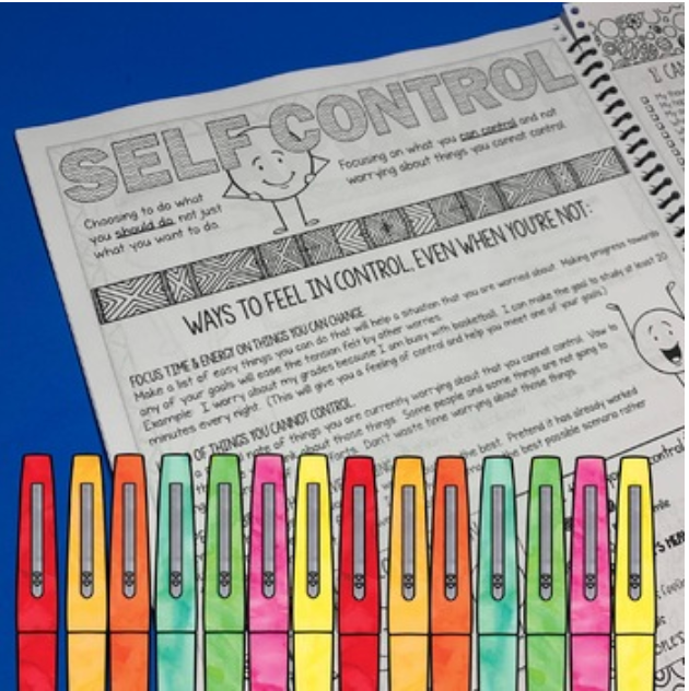 Social Emotional Learning Workbook for Elementary and Lower Middle School (digital file only)