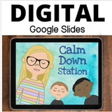 Calm Down Corner for Google Slides for 2nd-5th grades