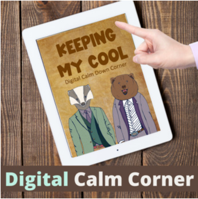 Digital Calm Down Corner for Middle School