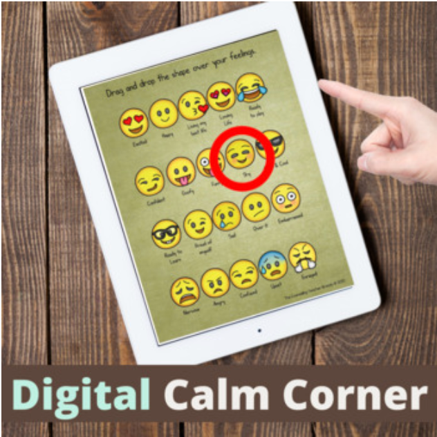 Digital Calm Down Corner for Middle School