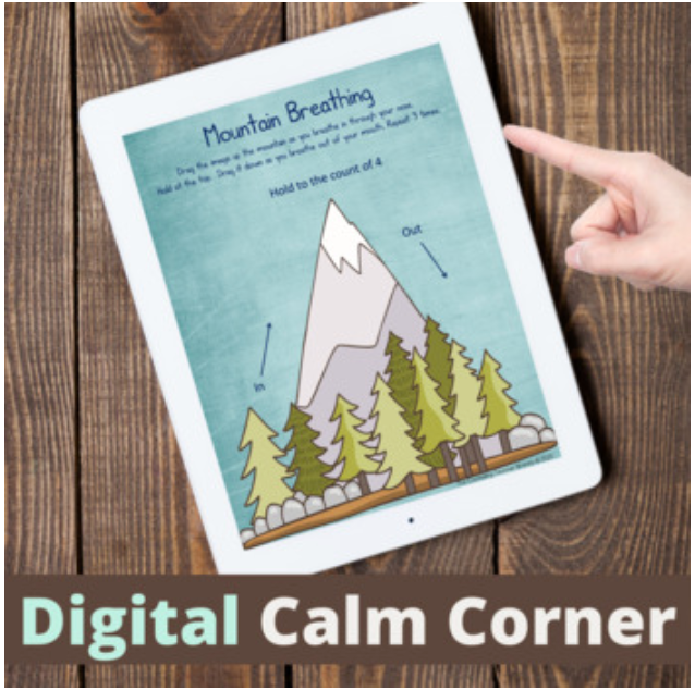 Digital Calm Down Corner for Middle School