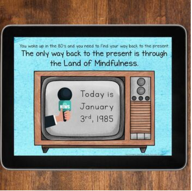 Mindfulness Game for Google Slides