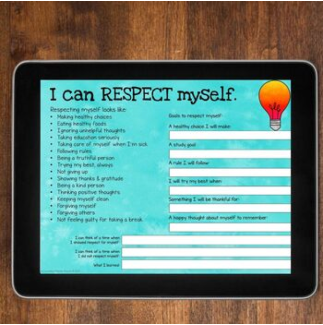 Respect Lesson for Google Slides Grades 2-8th
