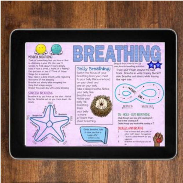 Mindful Breathing Exercises for Google Slides