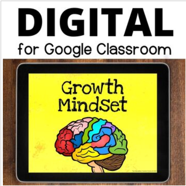 Growth Mindset Digital Lesson for Google Slides
