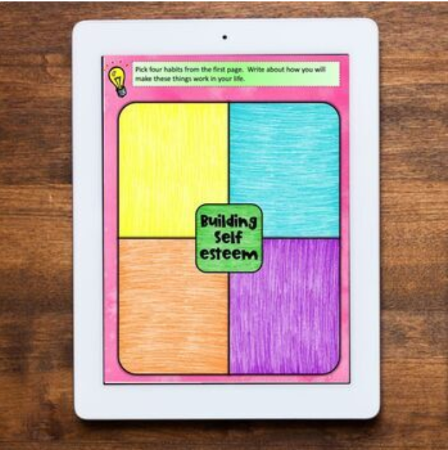 Self Esteem Distance Learning for Google Classrooms