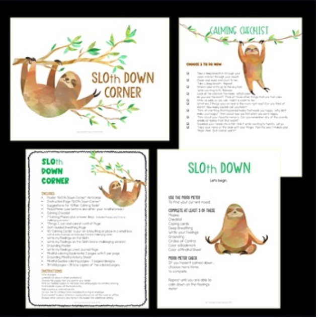 Calm Down Corner Variety Kit with 7 themes