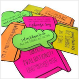 Faculty and Staff Morale Printables to spread positivity and humor