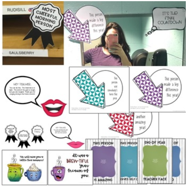 Faculty and Staff Morale Printables to spread positivity and humor