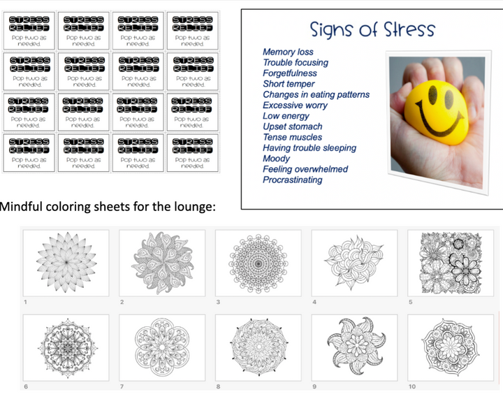 Stress Relief Week Kit for Faculty