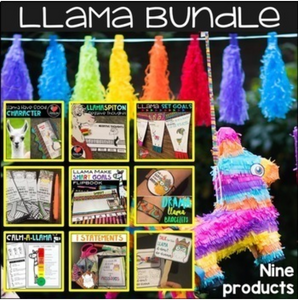 Llama Themed Social Emotional Resource Bundle