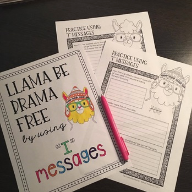 Llama Themed Social Emotional Resource Bundle