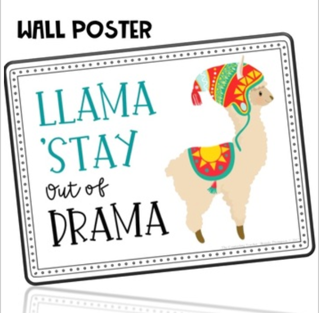 Llama Themed Social Emotional Resource Bundle