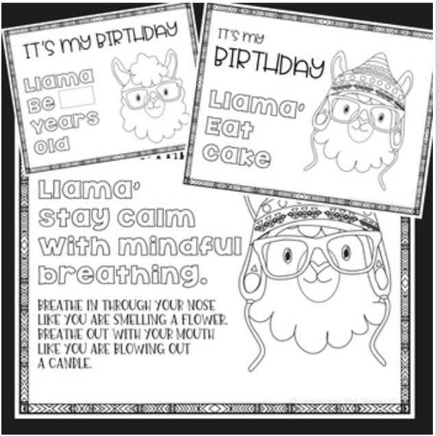 Llama Themed Social Emotional Resource Bundle