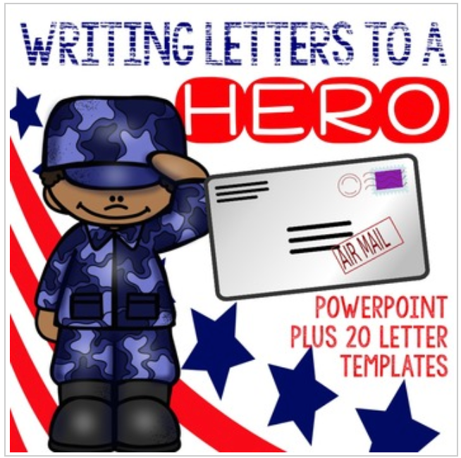 Thank You Letter Template for Heroes, Soldiers, &amp; Vets