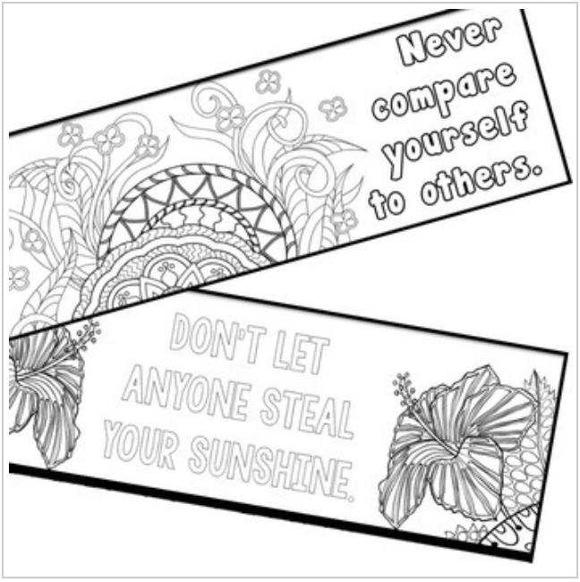 Mindfulness Bookmarks