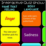 Inside and Out Emotions Quiz Show for 2nd-6th grade
