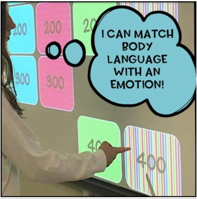 Inside and Out Emotions Quiz Show for 2nd-6th grade