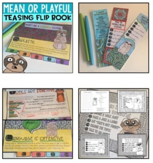 Teasing Flip Book, Presentation and Board Game