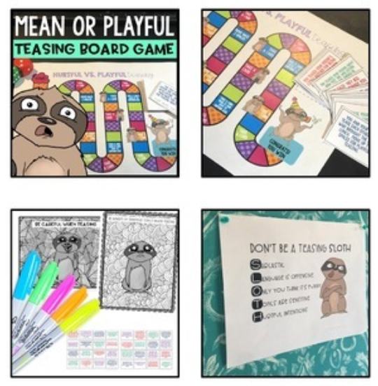 Teasing Flip Book, Presentation and Board Game