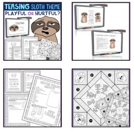 Teasing Flip Book, Presentation and Board Game